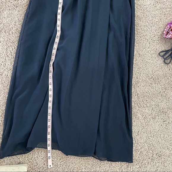 GIANNI BINI Geneva Sheer Lace Halter Maxi Dress - Picture 13 of 14